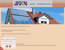 Tablet Screenshot of graf-toiture.ch